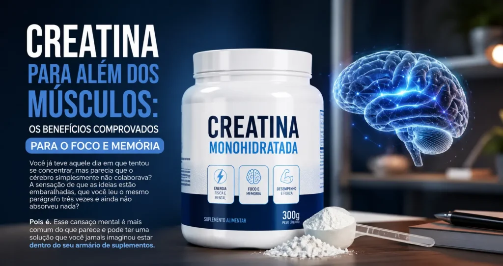 Creatina para Além dos Músculos: Os Benefícios Comprovados para o Foco e Memória 2 Creatina para Alem dos MusculosS 1
