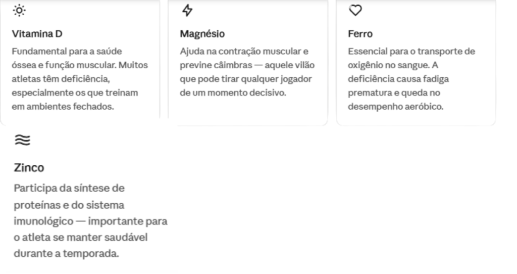 Os Suplementos Mais Usados por Jogadores de Futebol Profissional 5 VITAMINA D